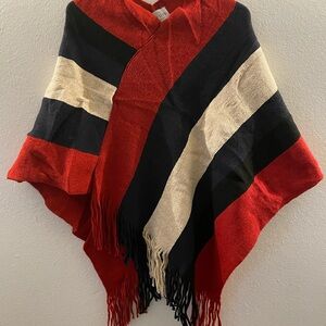 Hayden Red and Black Cape